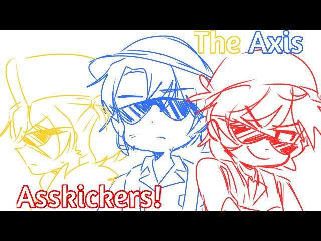 THE AXIS ASSKICKERS!! (Bully Busters Parody) | Countryhumans