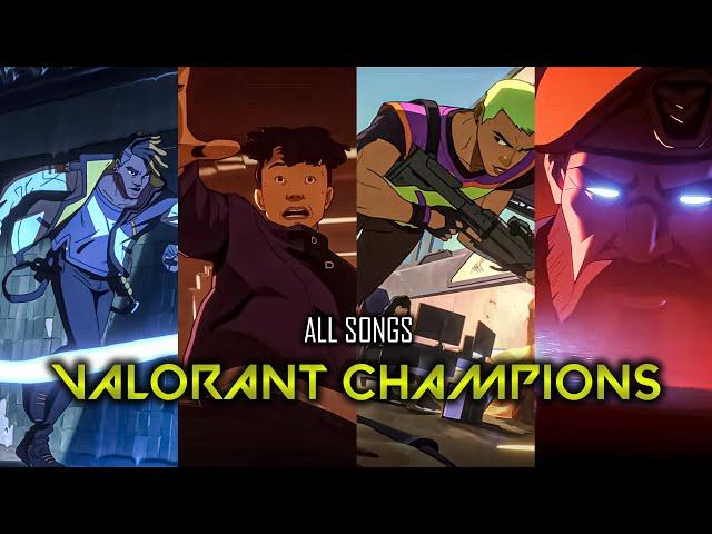 ALL VALORANT CHAMPIONS SONGS (2021 - 2024)