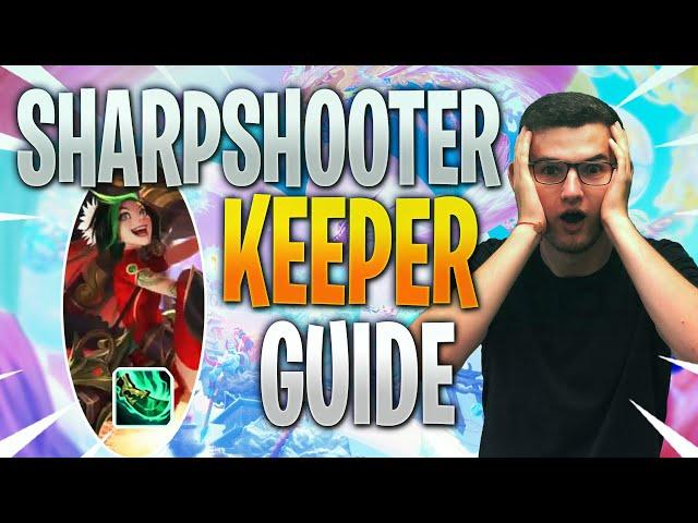 HOW to play SHARPSHOOTER KEEPER in TFT | SHARP KEEPER GUIDE | TEAMFIGHT TACTICS 10.21 | TFT HADES