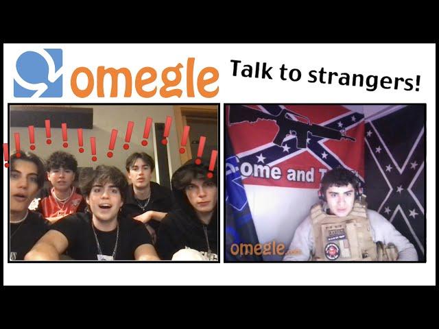 Tiktokers try to survive OMEGLE... (we were attacked)