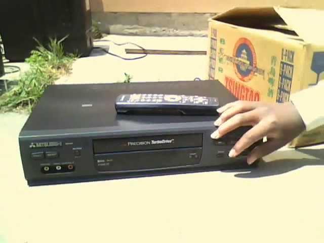 I Found a Mitsubishi HS-U747 Precision TurboDrive VCR (S-VHS) and 34 VHS Tapes