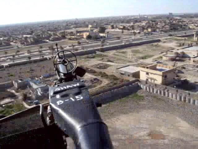 SHAW WAR STORIES - FLIGHT OF TWO UH-60'S TAKING OFF AT FOB DANGER, TIKRIT OIF-III IRAQ - 03-21-2005