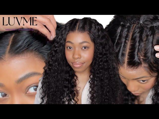 NEW EAR TO EAR 13X5 GLUELESS LACE FRONT DEEP WAVE WIG LUVME HAIR | 5 MINUTE BEGINNER WIG INSTALL