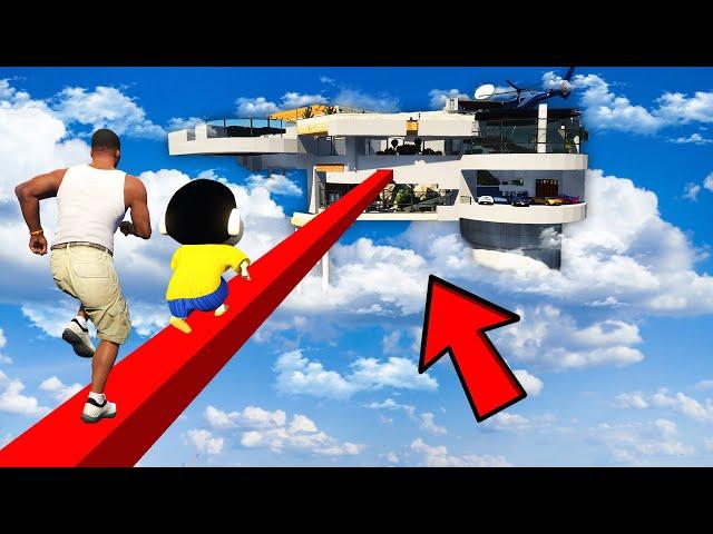 SHINCHAN AND FRANKLIN BUYING THE DREAM MANSION CHALLENGE GTA 5