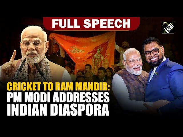 Cricket, Cuisine, Kumbh Mela, Ram Mandir & more… PM Modi’s full speech to Indian Diaspora in Guyana