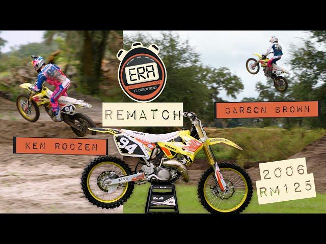 Carson Brown and Ken Roczen Rematch on the 2006 RM125! ERA’s Episode 2