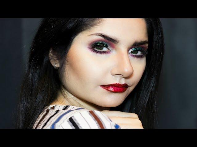 Glam Christmas Makeup Tutorial| SimplyAlex