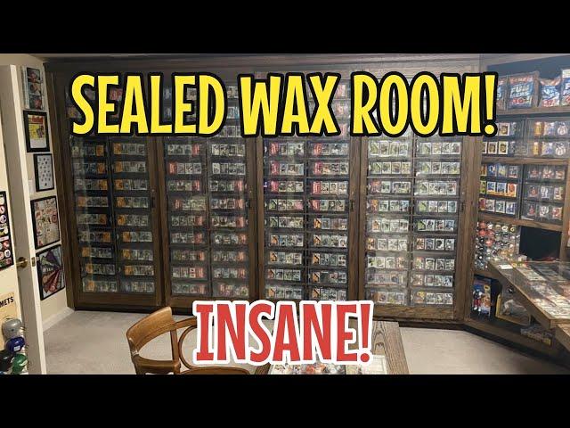 The Most INSANE Sealed Wax Sports Card Collection Room!