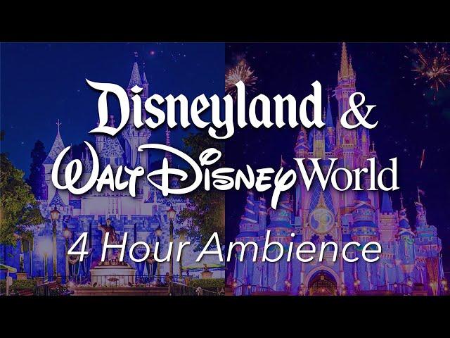 4 Hours Around Disneyland and Disney World Ambience & Music | Disney Parks Ambience