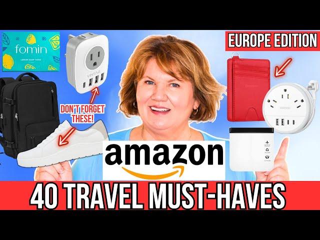 40 AMAZON Travel Must Haves For Europe - Make Your Trip A Breeze!️