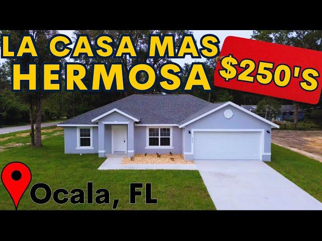 La casa nueva de esquina mas hermosa en Ocala en los 250’s con acabos de lujos.