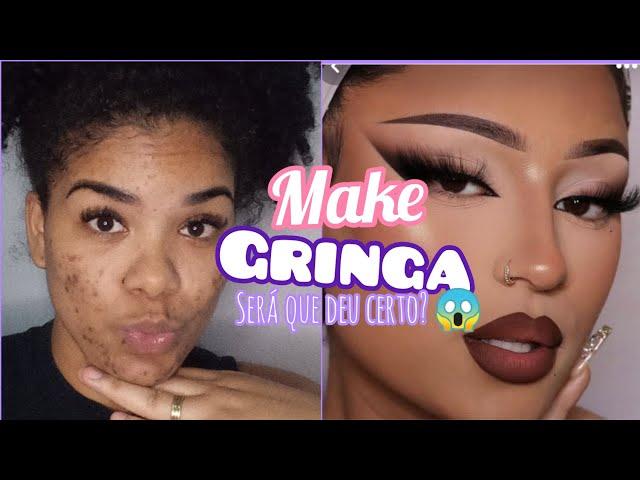 COMO FAZER MAKE GRINGA| Será que consegui!?