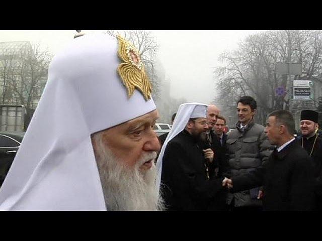 Head of Ukrainian Orthodox Church condemns Putin's act of "aggression" in Crimea