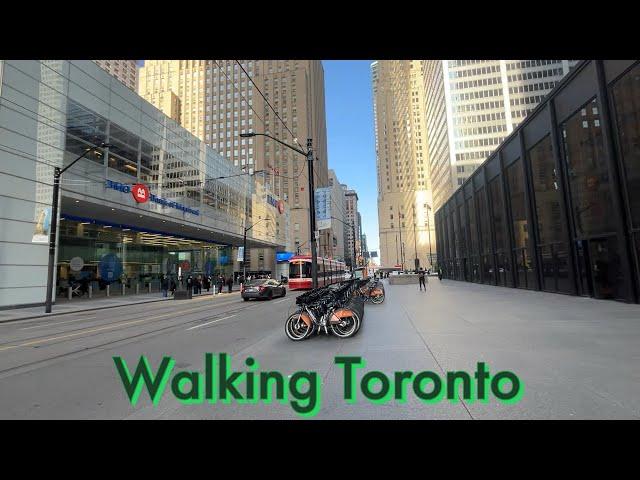 Walking Around Toronto's Financial District at Rush Hour 4/26/2024