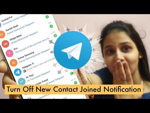 How to Disable Contact Joined Telegram notification | 100% Working