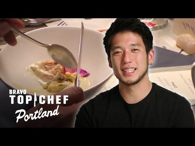 Shota's Crab Last Minute Switch | Top Chef: Portland