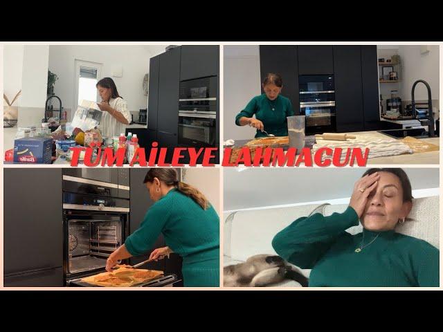 AİLEMİ LAHMACUNA DOYURDUM | ALIŞVERİŞE 90 EURO BIRAKTIM |