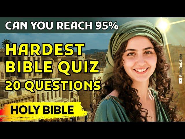 20 HARDEST BIBLE QUESTIONS About Giving & Generosity | Test Your Knowledge | Bible Quiz Tube