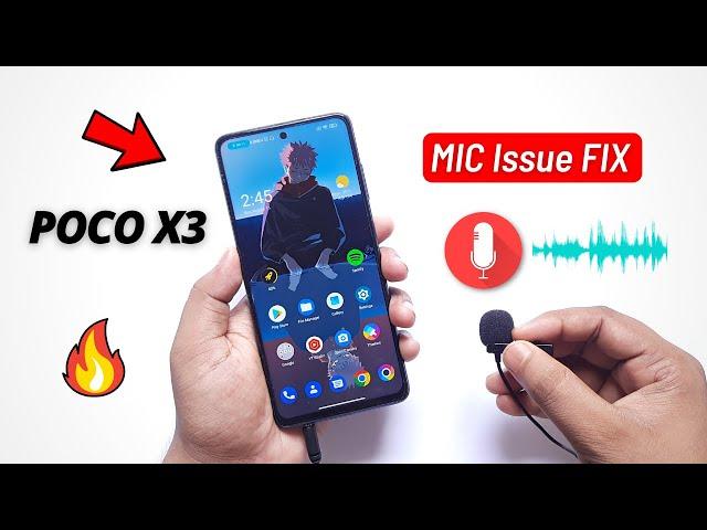 Poco X3 Mic Problem Fix || Poco X3 low Mic sound Fix after update || Poco x3 mic not working fix