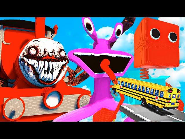 ALL EPISODES Cars vs CHOO CHOO CHARLES vs BOXY BOO vs RAINBOW FRIENDS Compilation (Teardown Mods)