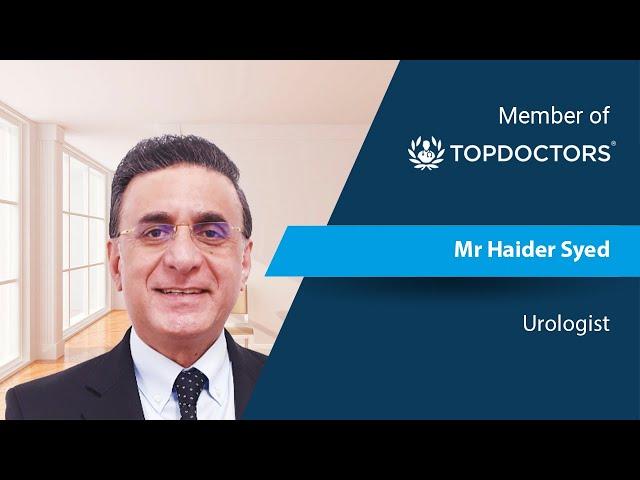 An introduction to Mr Haider Syed