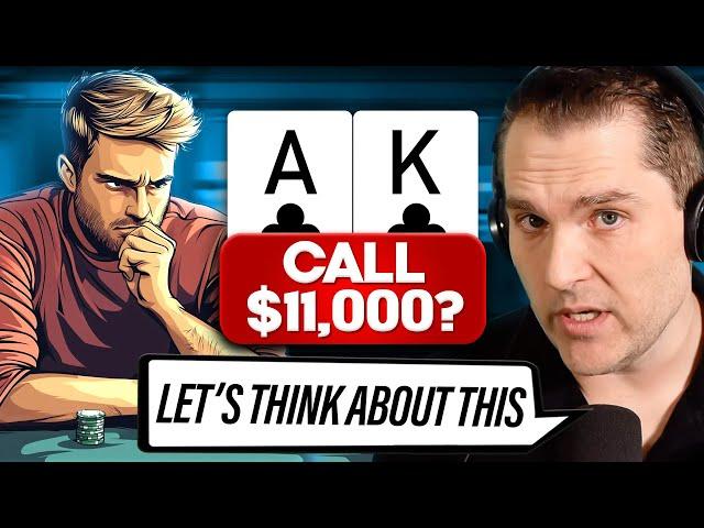 $11,000 River Bet! What’s the Right Play With Ace-King?