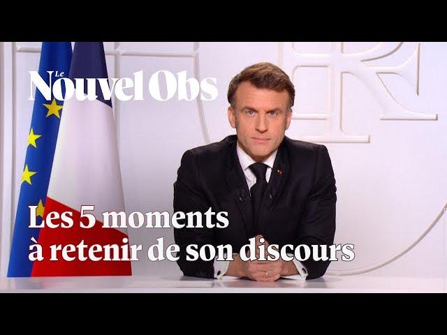 « Menace russe », dissuasion nucléaire : ce qu'a dit Macron lors de son allocution à 20 heures