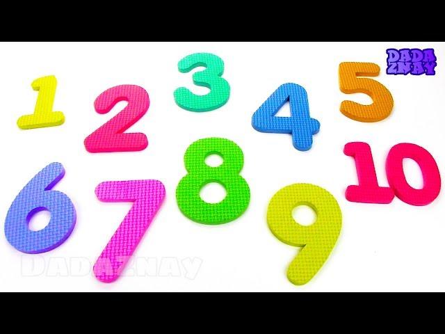 Учим цифры от 1 до 10|Учим геометрические фигуры для детей|Учимся считать| Цифры 123 до 10
