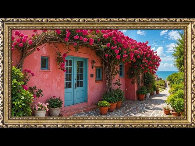 Blossom Breeze Retreat | TV Art Screensaver | 8 Hours Framed Painting | TV Wallpaper | 4K