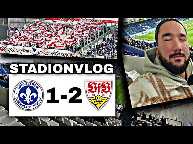 GLÜCKLICHER AUSWÄRTSSIEG FÜR STUTTGART  SV Darmstadt 98 vs VfB Stuttgart | Stadionvlog 