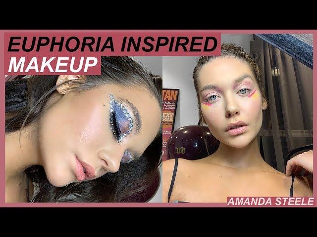 Euphoria Inspired Makeup Tutorial! | Amanda Steele