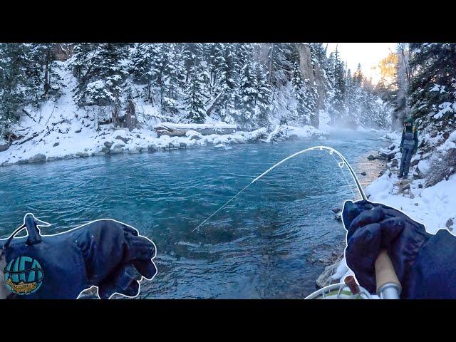 Fly Fishing For GIANT Trout in EXTREME Weather (New PB!!!)