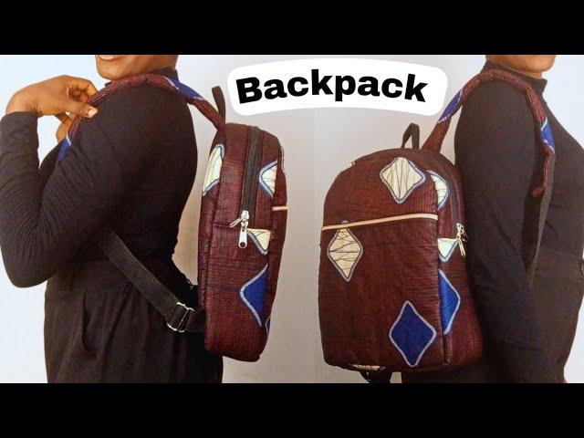 How To Sew a Backpack  l School Bag Sewing Project #2025