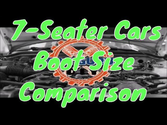 10 most popular 7-Seater Cars: Boot Size Comparison @CarGuruDIY