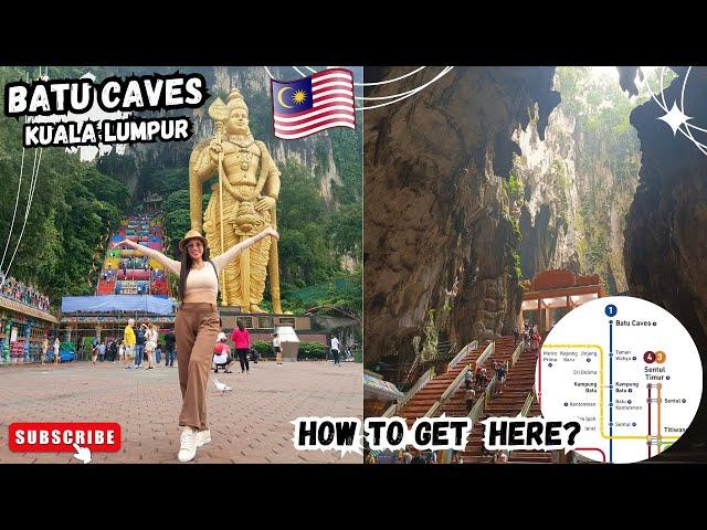 Batu Caves Kuala Lumpur Malaysia - How To Get Here From KL Sentral By Train What To Visit In KL Vlog