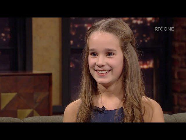 Matilda the Musical’s Alisha Weir on The Late Late Show