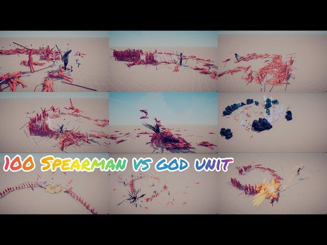 100Spearman vs. God Unit - totally accurate battle simulator https://youtu.be/HlsBlSaCPxY #trending