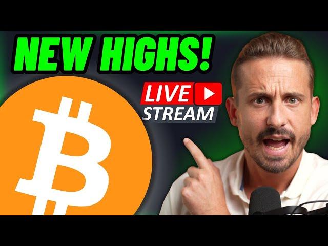 BITCOIN PRICE BREAKS NOW!!! Live Scalp Trading!!