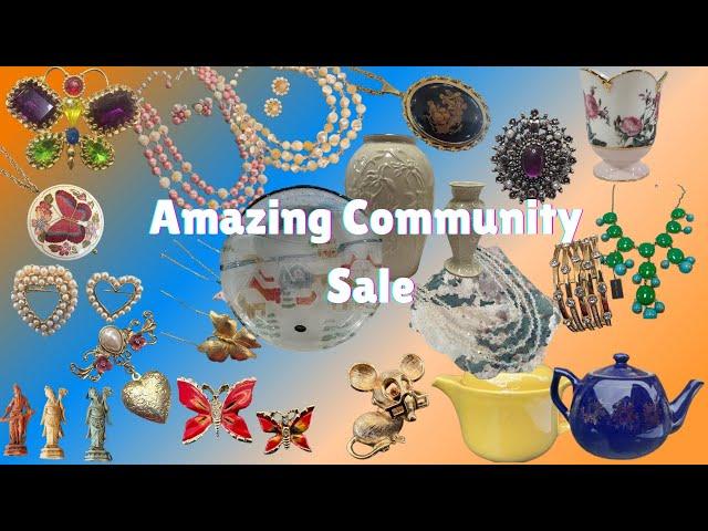 Amazing Community Sale - Multi-Seller- Collectibles, Jewelry, Art Glass, Vintage Holiday, Christmas