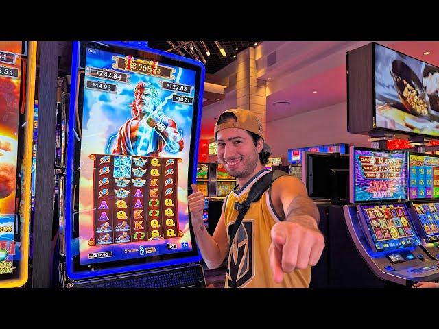 This Zeus Slot Machine Gave Me BONUS AFTER BONUS! (Must Watch Episode)