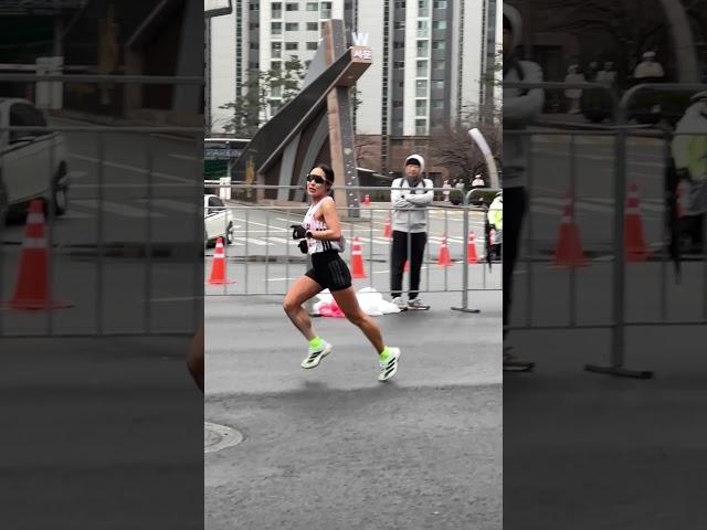 임예진 선수 주법 - 2025 서울국제마라톤 #2025서울마라톤 #동아마라톤 #marathon #마라톤 #서울마라톤