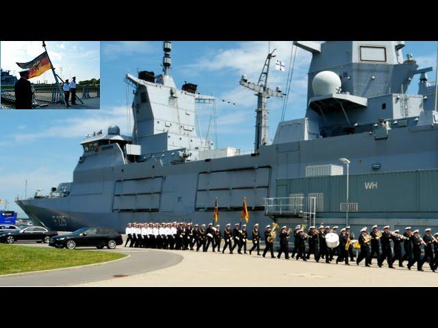 Indienststellung Fregatte "Rheinland-Pfalz" - letzte F125 verstärkt die Deutsche Marine