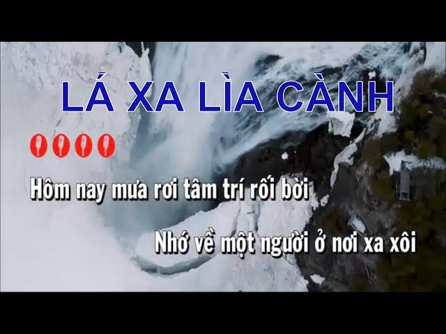 Lá Xa Lìa Cành Karaoke Remix |  karaoke organ