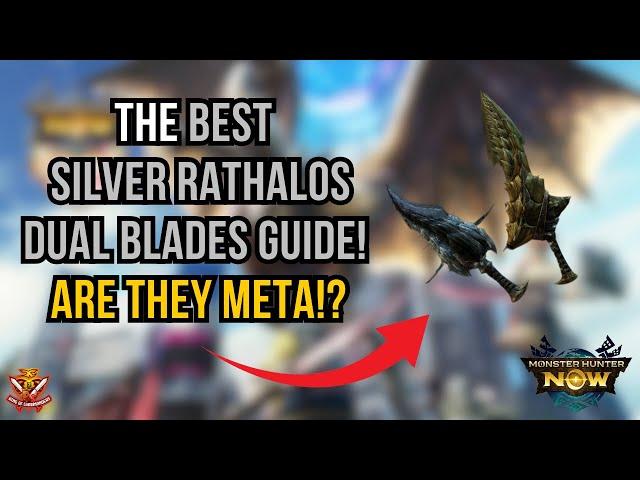 The BEST SILVER RATHALOS DUAL BLADES GUIDE! Are they META? BEST BUILD! l Monster Hunter Now