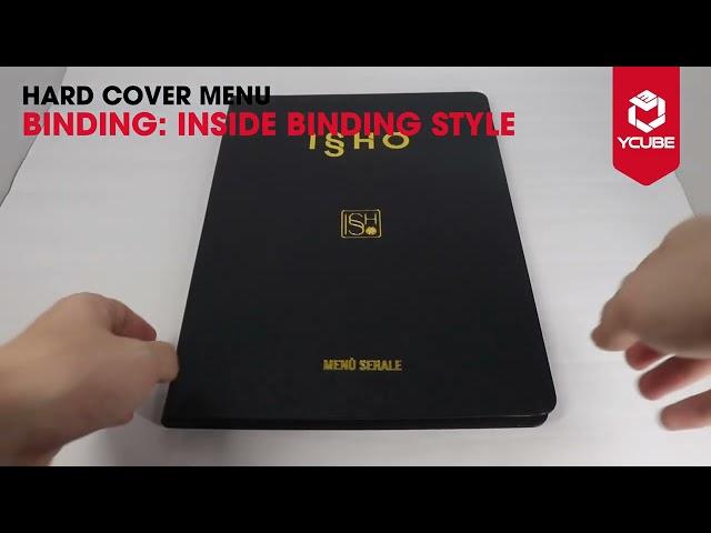 【Ycube】Inside Binding Style丨Ycube Branding丨#MenuDesign