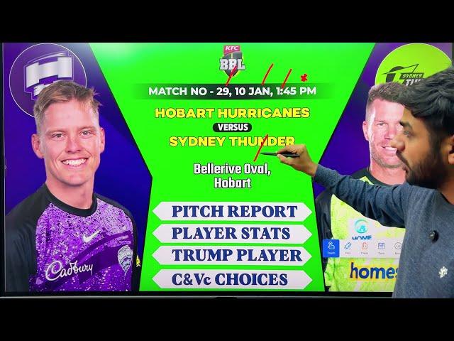 HUR vs THU  | Hobart Hurricanes vs Sydney Thunder