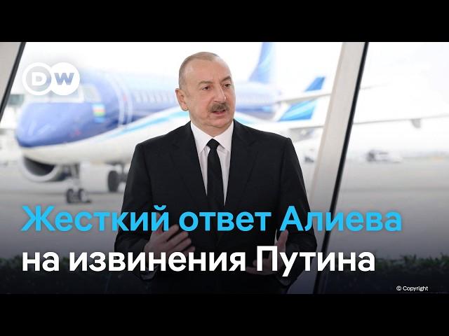 Крушение самолета в Актау: реакция Алиева на извинения Путина и новые детали трагедии