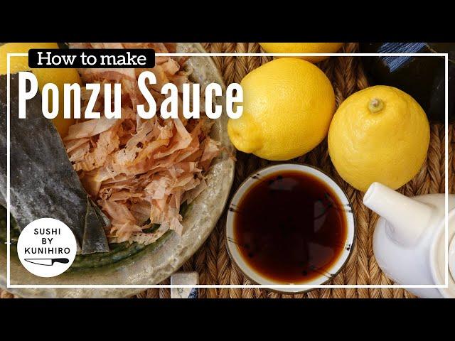 How to make homemade Ponzu sauce (Citrus soy sauce).