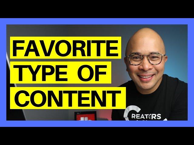 My FAVOURITE Content to Create // Rob Balasabas