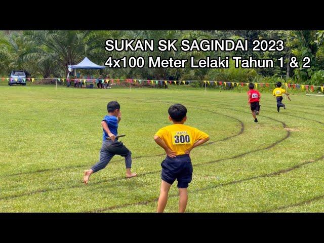 4x100 Meter Lelaki Tahun 1 & 2 | Sukan SK Sagindai Ranau 2023 | PART 2